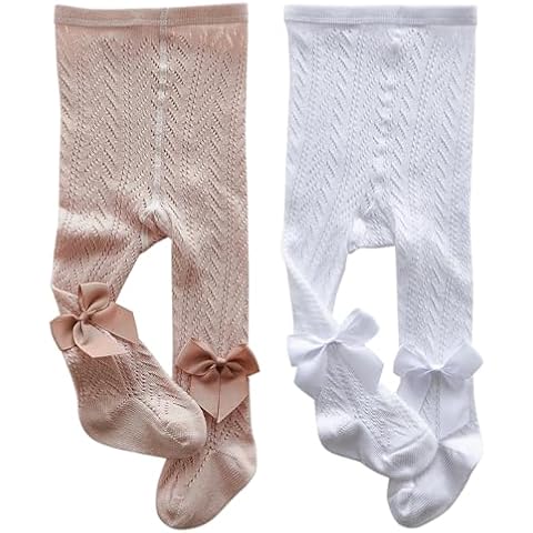 XPXGMT Hollowout Bow Baby Girls Tights Cover