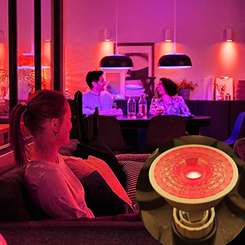 Tumupsm Rgb Mr16 Led Bulb, Red Green Blue Mr16 Bulb 12V 5W, Gu5.3 Pin Base Spotlight thumb #4