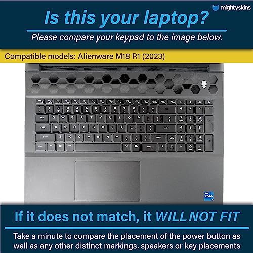 Image of MightySkins Skin Compatible with Alienware M18 R1 (2023) Full Wrap Kit - Turbulence | Protective, Durable, and Unique Vinyl Decal wrap Cover | Easy to Apply & Change Styles | Made in The USA
