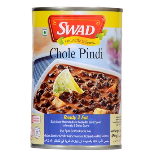 Image of SWAD Ready to Eat Chole Pindi Instant Mix Vegetarian with No Added Preservative and Colours - 450 gm