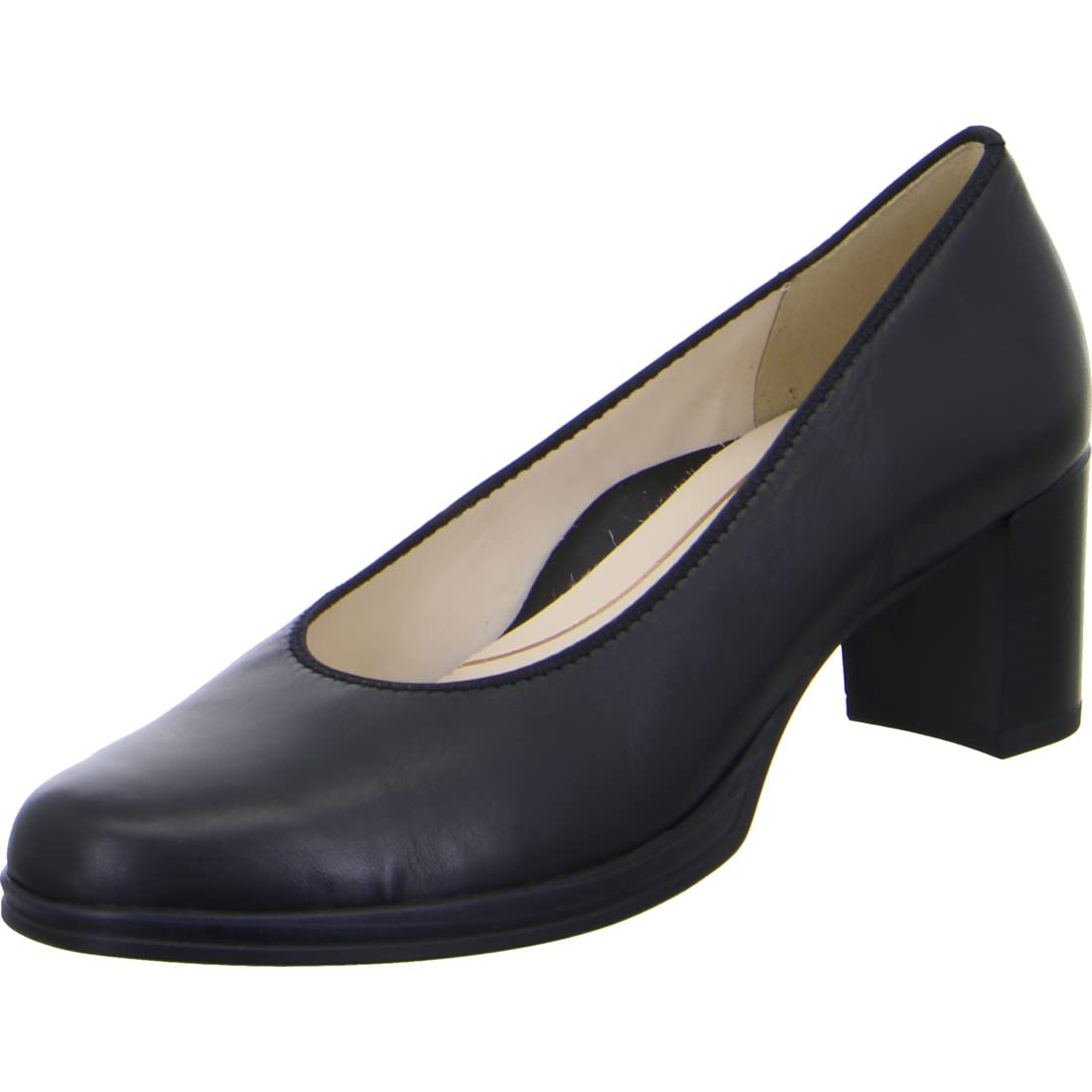 ARA Women's Cannes Court Shoes, Black, 41 EU Weit