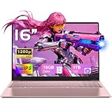 FUNYET 2025 Ordenador Portátil 16 Pulgadas 16GB RAM 1 TB M.2 SSD Expansión 1TB Portátil 4 Cores Celeron N150 hasta 3.6 GHz Win 11 Laptop FHD 1920×1200 USB 3.0 BT 5.0 WiFi 5 HDMI Teclado Retroiluminado