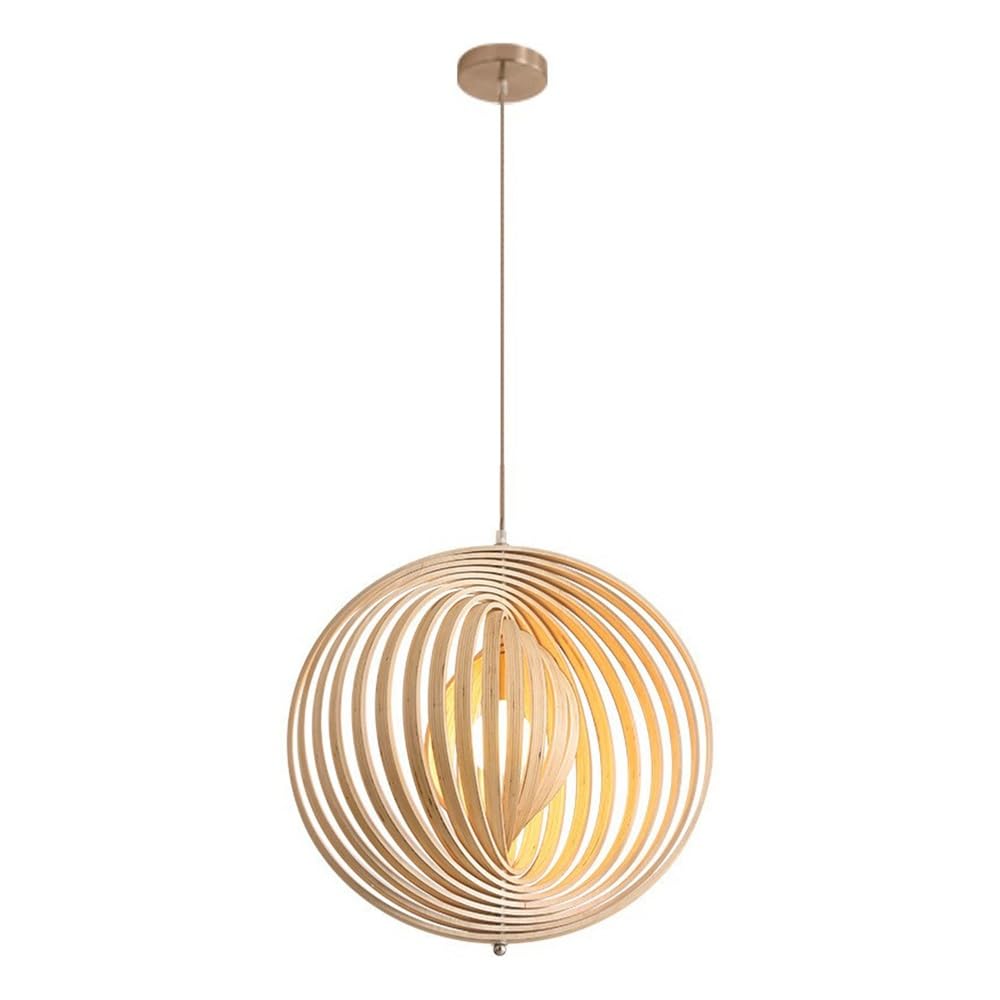 Suspension en bois et fer forgé GYORI au design créatif pour chambre