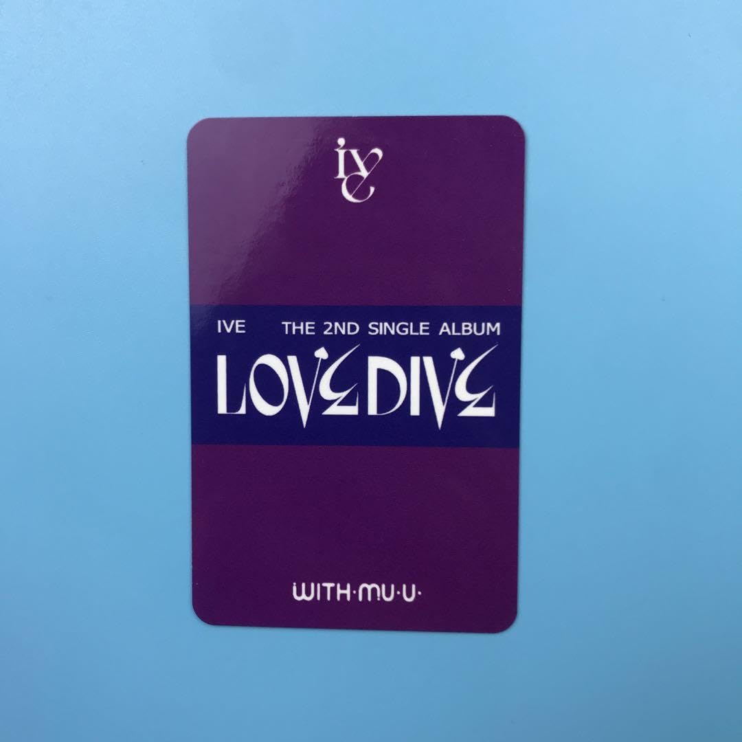 Amazon.co.jp: ive love dive withmuu ウォニョン 特典トレカ : おもちゃ