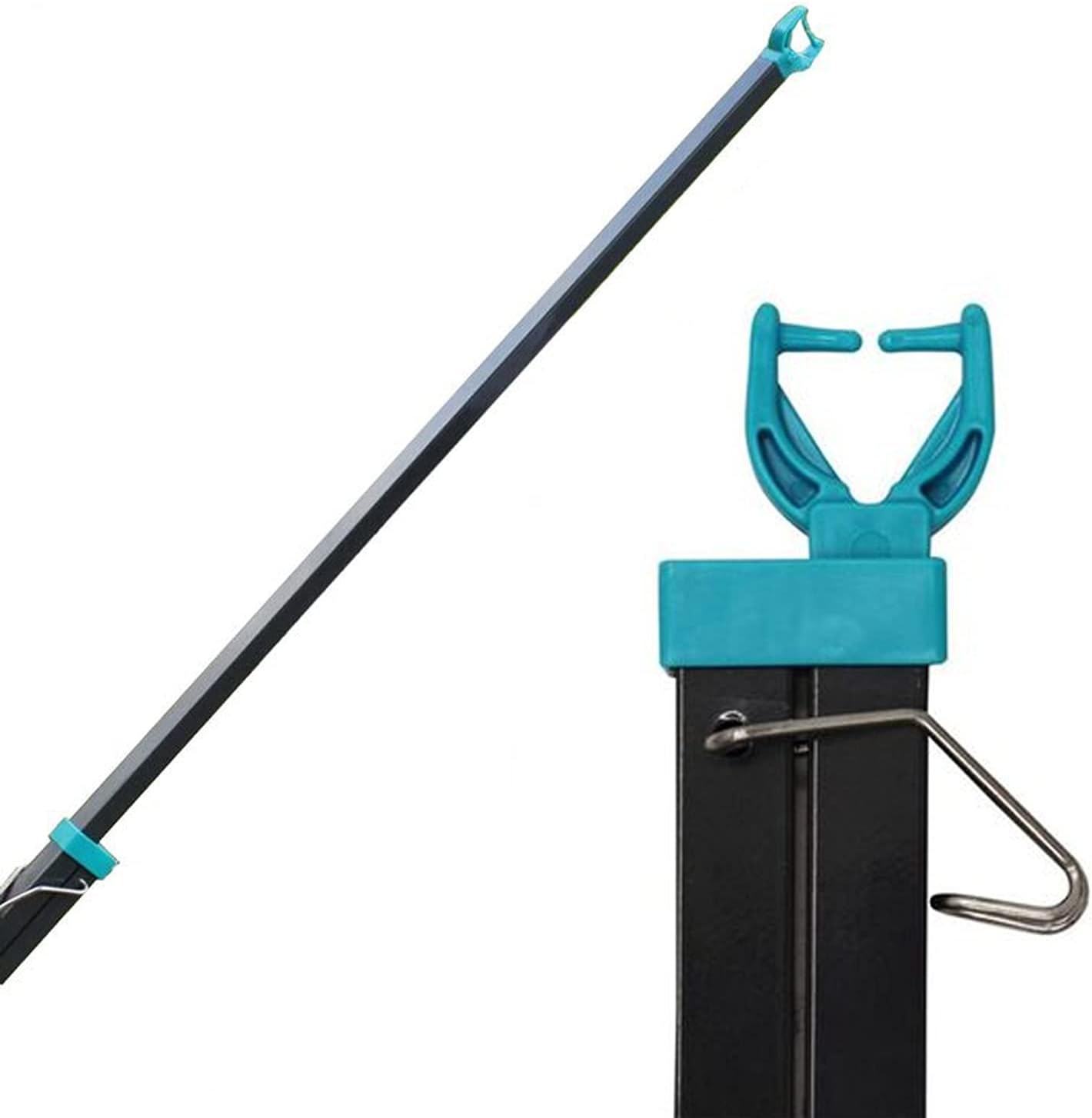 FB FunkyBuys® 2.5M Telescopic Clothes Line Prop Heavy Duty Washing Line Pole (1 x)