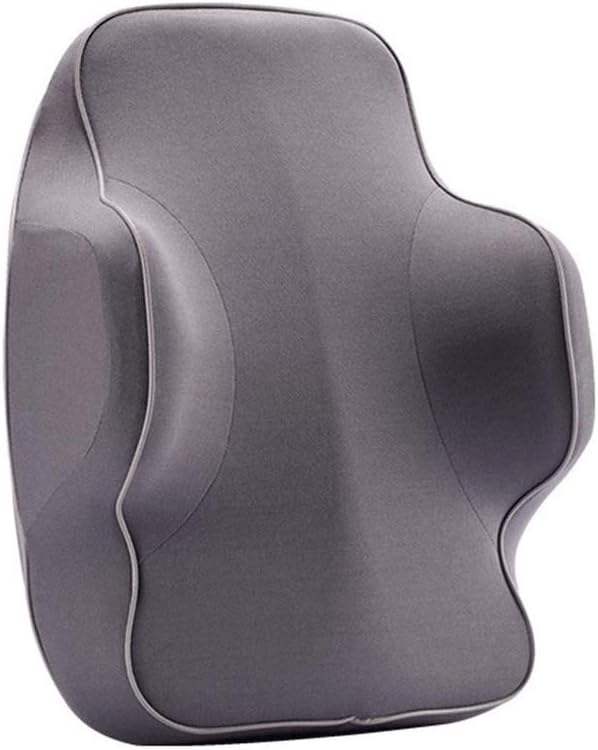 JSEIAJB Lower Back Pain Lumbar Pillow Support Cushion - Grade Memory Foam for Car Driving & Office Chairs(A)