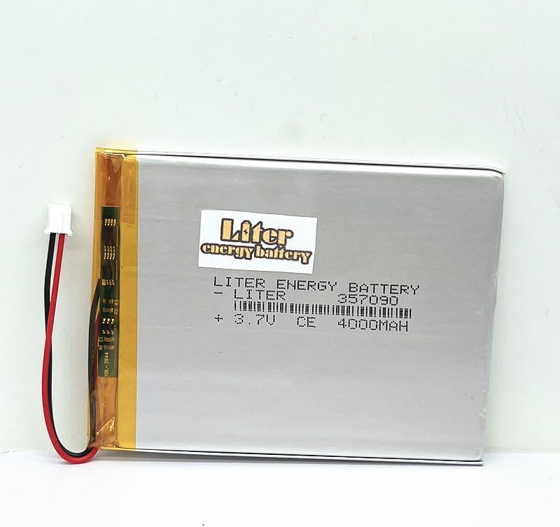 Miniatura 2 de batería recargable del polímero de iones de litio de la batería 4000mAh 357090 de 3.7V Lipo con el conector de JST