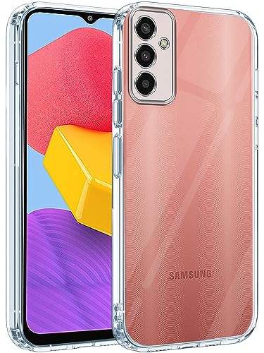 Image of Jkobi Back Cover for Samsung Galaxy F13 | Samsung Galaxy M13 (India) (Silicone Clear Shockproof Case with Camera Protection | Soft and Flexible | Transparent)