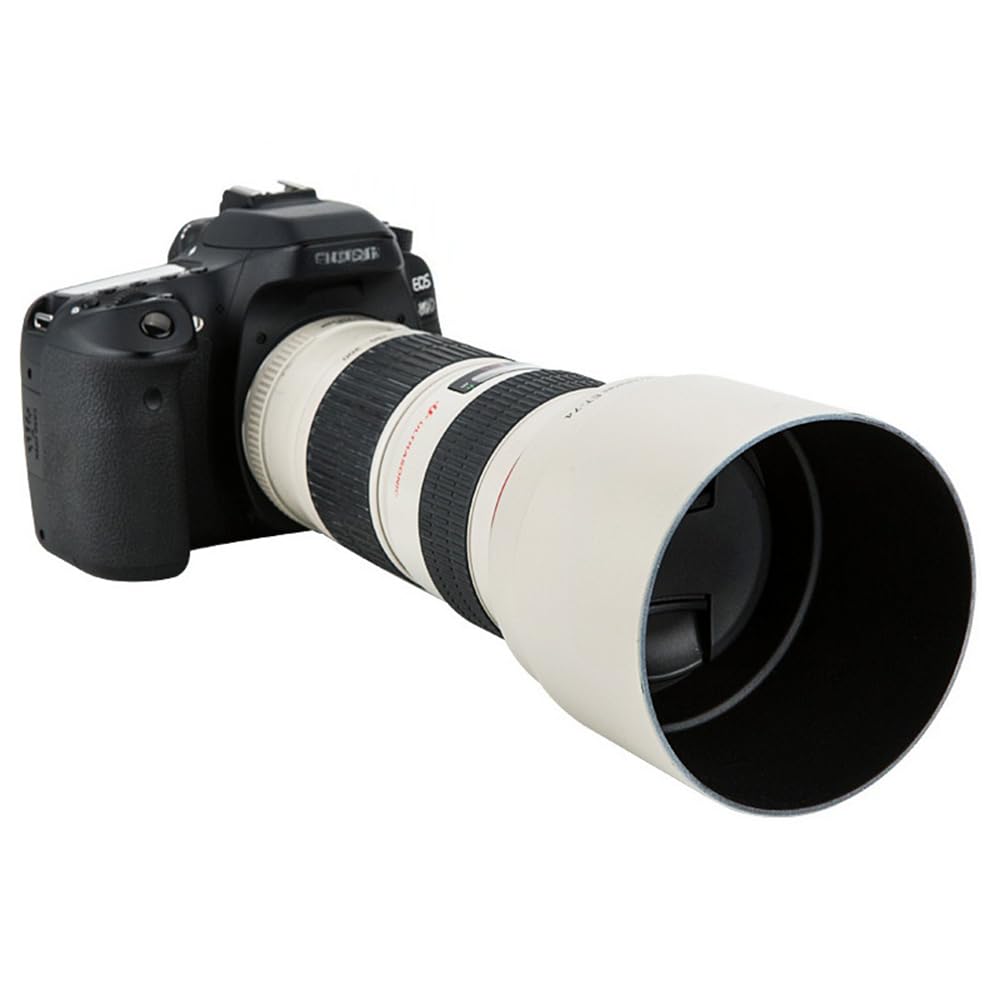 Paraluce reversibile per ET-74, compatibile con obiettivi Canon EF 70-200 mm f/4L IS USM e EF 70-200 mm f/4L, supporta filtri da 67 mm