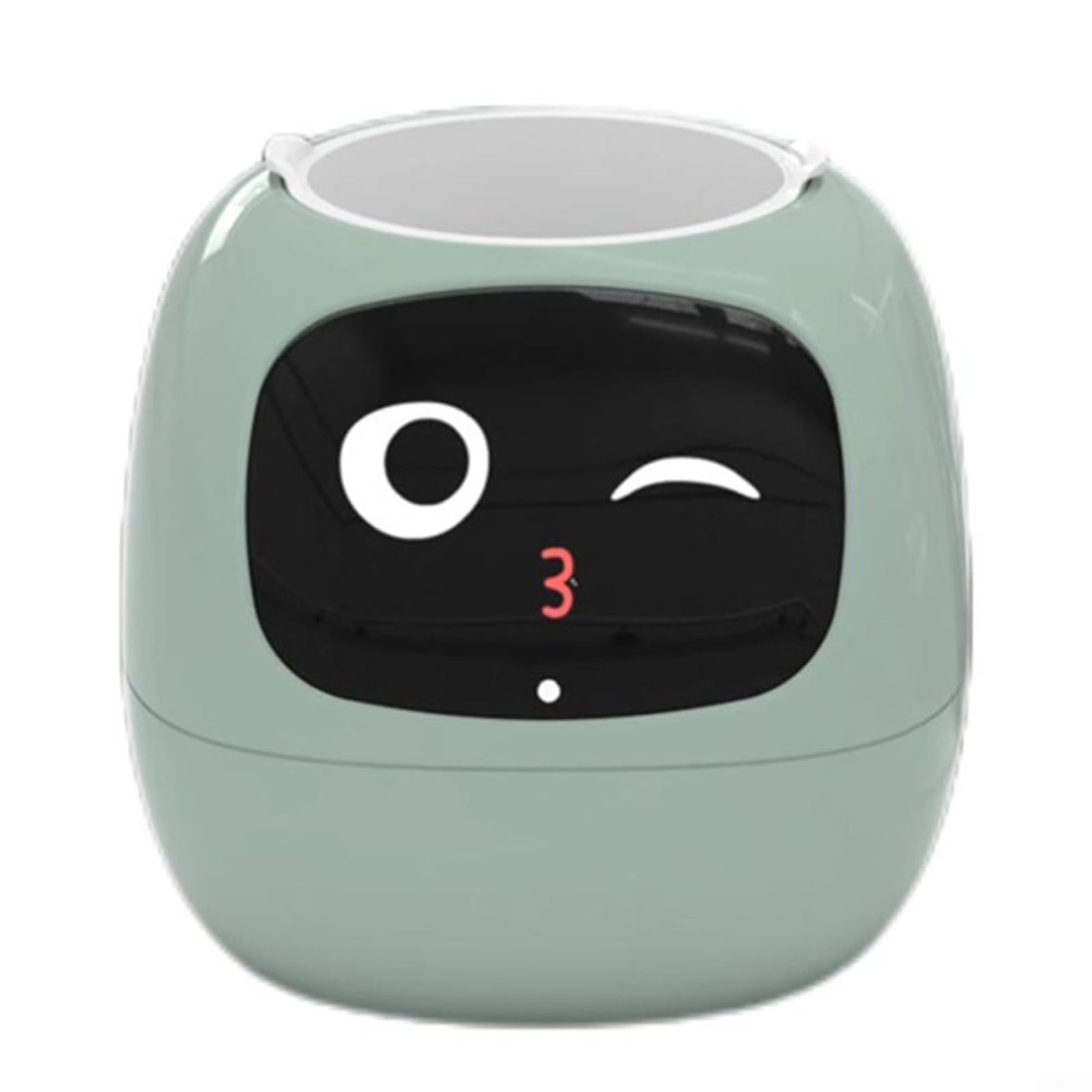 Smart Pet Vaso da fiori interattivo compagno di giardinaggio automatico sensore di irrigazione Flora Care Robot auto-irrigazione vaso Home Office Decor (verde)