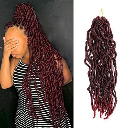 3 Packs Passion Twist Hair Water Wave Crochet Hair for Butterfly Locs Crochet Braiding Hair Long Bohemian Hair Braiding Passion Twist Braids Synthetic Hair Extensions (1B)