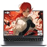 Tivique 16" PC Portatile Gaming Ryzen 7 H255 Fino a 4,9 GHz, 8 core 16 thread, 16 GB RAM DDR5 4800 MHz, SSD 512 GB, 1920 x 1200 FHD Display Computer Portatile, Tastiera Retroilluminata Laptop, WiFi 6