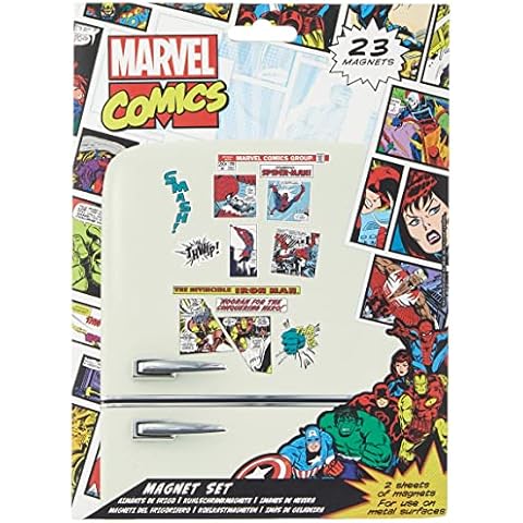Marvel Comics Fridge Magnet Set, 24 Pieces Cover