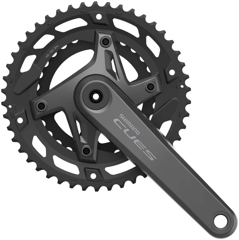 Amazon.com : SHIMANO CUES FC-U6000-2 Crankset - 175mm, 9/10-Speed