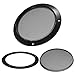 2 Pcs 6.5 Inch Metal Mesh Speaker Grill Covers Speaker Grill ABS Plastic Frame Subwoofer Protective Case with Mounting Screws for Car Home Audio