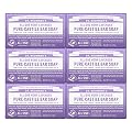 Dr. Bronner's Magic Soaps Pure-Castile Soap, All-One Hemp Lavender, 5-Ounce Bars (Pack of 6)