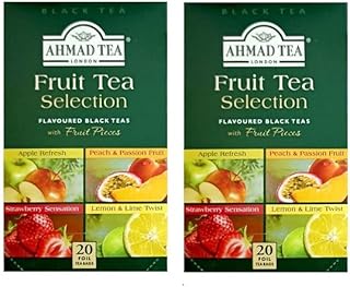 Ahmed Tea Offer 40 Foil Tea Bags Of Fruit Tea Selection With Fruit Pieces