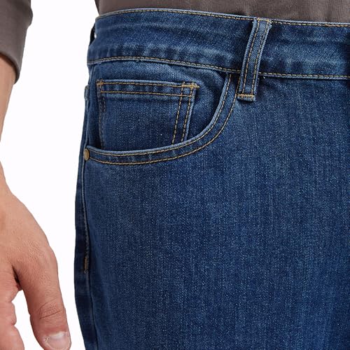 Men's Cowboy Jeans Regular Straight Leg for Men 5-Pocket Free to Stretch Jean3