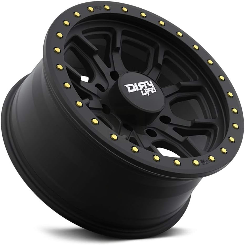 Dirty Life DT-1 Matte Black Wheel with Painted Finish (17 x 9. inches /5 x 139 mm, -38 mm Offset)
