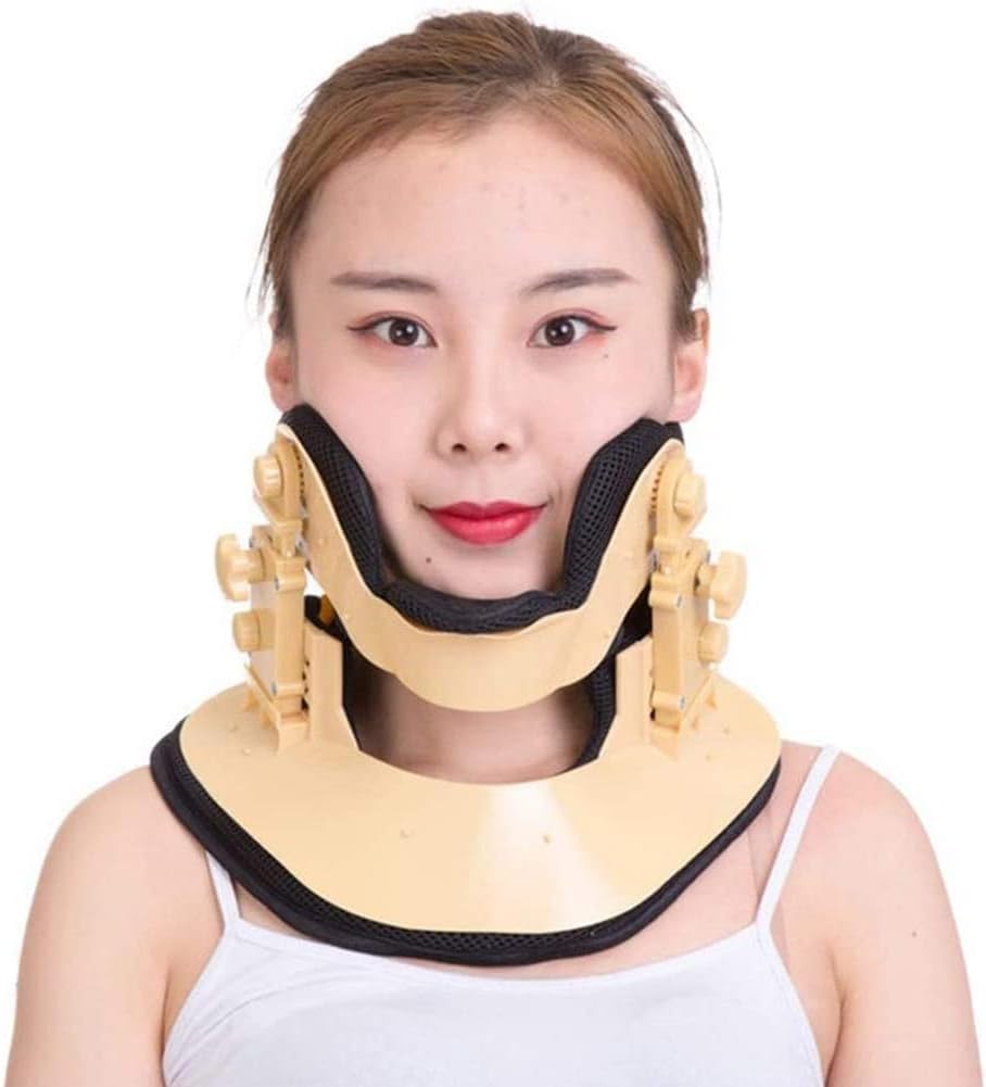 Supporto per Il Collo per Il Dolore al Collo Dispositivo di trazione cervicale Regolabile Collare antidolorifico Fissaggio Cura Recupero Strumenti Tutori Collare barella per Un Mig