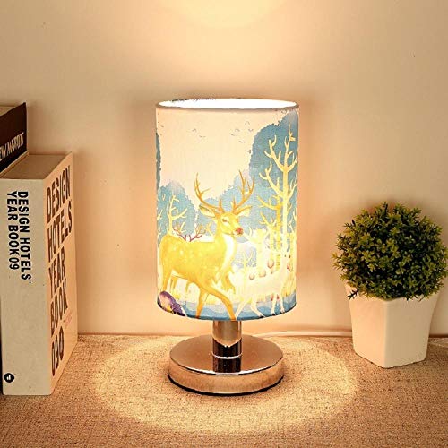 Bettleuchte，Schlafzimmer Nachttischlampe Dimmen Augenschutz Schlafsaal Kleine Tischlampe Knopfschalter @ 麻 麻 球 小号 + Log Dimmschalter