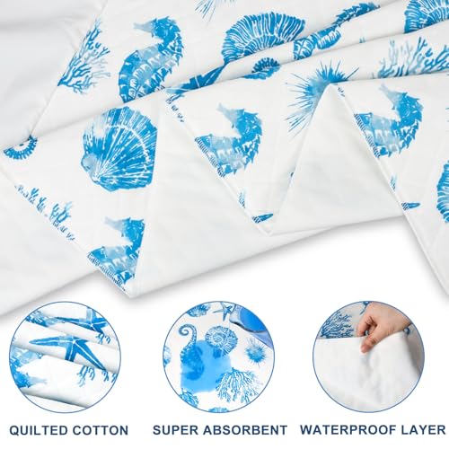 Image of MooMoo Baby Waterproof Potty Training Pad Reusable Underpads Nighttime Mattress Protector Sheet Leakproof Pee Pad for Bedwetting
