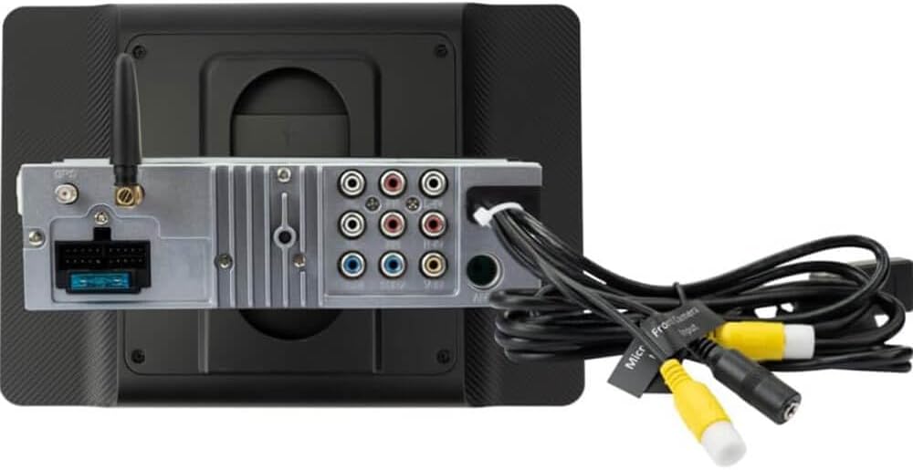 Dual Electronics Dual DCPA1013 1-DIN 10.1"" Apple CarPlay Android Auto Digital Multimedia Receiver