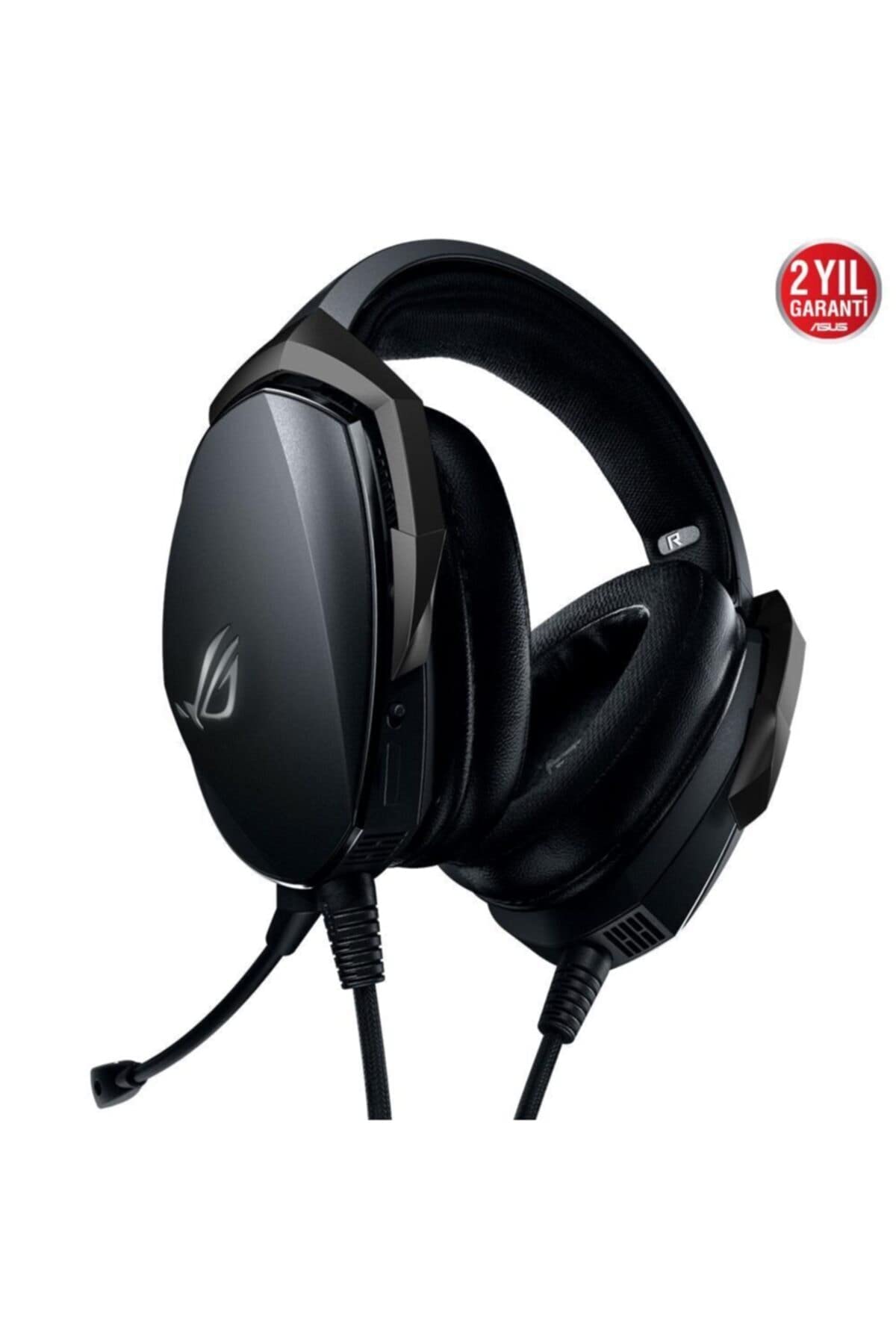 ASUS ROG Theta Electret - Casque Gaming avec transducteur électret Essence - Woofer en néodyme - Son Haute-fidélité - Basses dynamisées - Microphone intégré - Compatible PC et Consoles