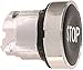 Metal Push Button Operator, Type of Operatorx3a; Flush Button, Sizex3a; 22mm, Actionx3a; Mo - 1 Each
