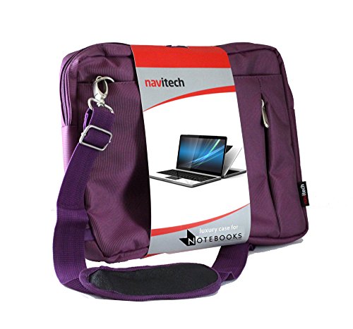 Navitech Sacoche Besace Violet Compatible avec Acer Aspire R 13 / Acer Aspire R 14 / Acer Aspire One Cloudbooks 14'