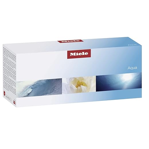 Miele Original Zubehör Duftflakon Aqua / 3 Stück - für 150 Trocknergänge / frisches und bis zu 4 Wochen lang anhaltendes Dufterlebnis / für Trockner mit FragranceDos