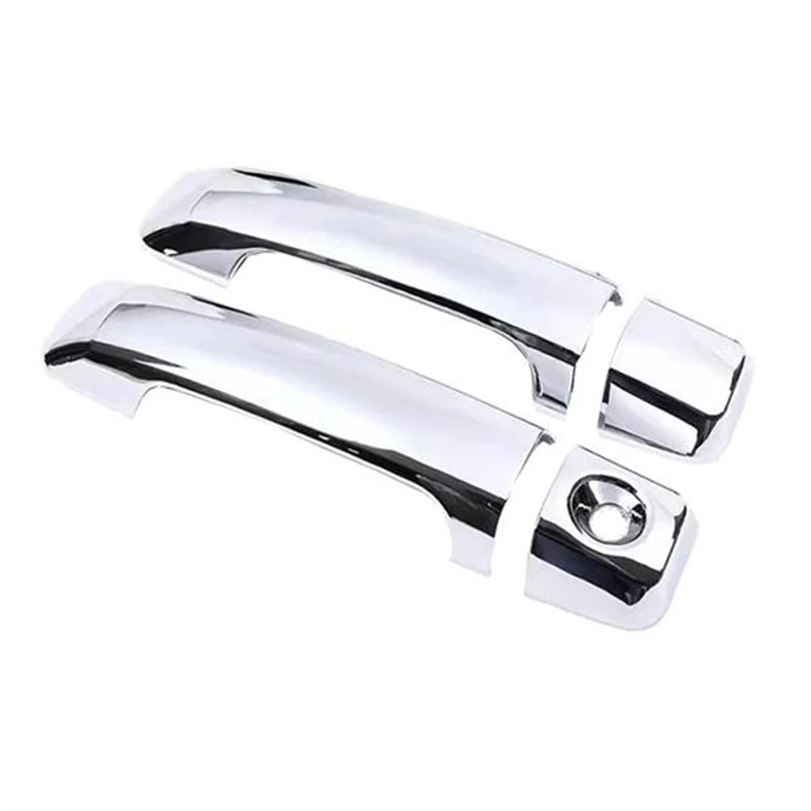 Kjhopy Style1 Chrome Door Handle Cover Trim For Toyota For Tundra Xk50 2007-2021 Car Exterior Accessories Protective Stickers Exterior Door Handle(Style1)