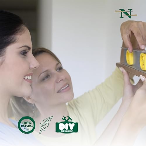 Miniatura 4 de Nelson Wood Shims - Paquete de cuñas de madera de 8 pulgadas, madera natural de alto rendimiento, 100% secado al horno - Paquete de 2 (24 cuñas en