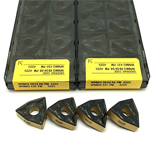 Puntas de Carburo PM4225 para Torno WNMG080408 miniatura 2