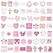 110PCS Bookish Stickers for Kindle, Bible Verse Sticker Pack for Women Inspirational Pink Christian Vinyl Decals for Laptop Water Bottle Waterproof Magic Bookish Stickers (Bible110)