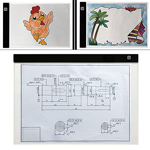 Sketching Light Led Artcraft ? Tracing A4 Light Pad Tracer Dimmable ?for Tattoo Drawing, Streaming, Sketching, Animation, Stenciling