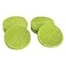 JUSTWEIXING Cordless Electric Rotary MOP MOP Cleaning Pads Elektryczne obrotowe zamienne zamienne zamienne, w tym 12 klocków czyszczących Podkładki MOP. (Color : Green)