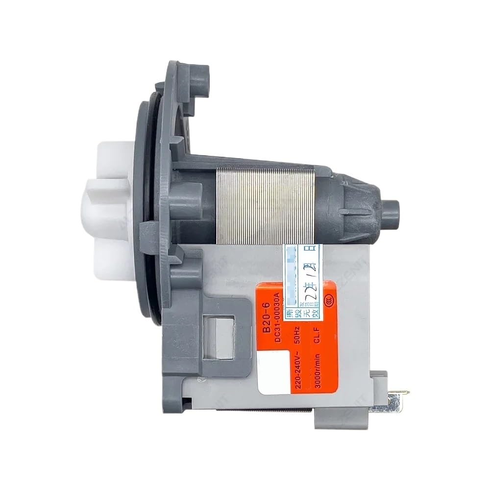 ，Compatible for Samsung， Washing Machine Drain Pump Motor B20-6 220-240V 50Hz 30W 3000r/min DC31-00030A Washer Drainage Parts