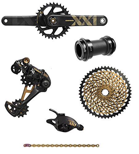 Sram XX1 Eagle Dub 6-Teiliges Gruppenset Gold (170mm Boost, mit PressFit30 Tretlager)