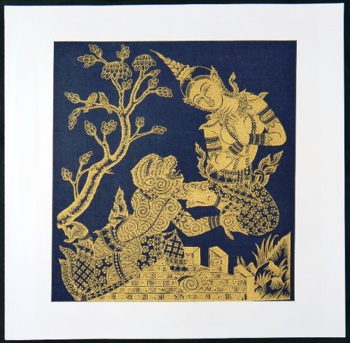 タイ　民族絵画　額付き　レア物 タイ 民族絵画 額付き レア物 【公式通販】