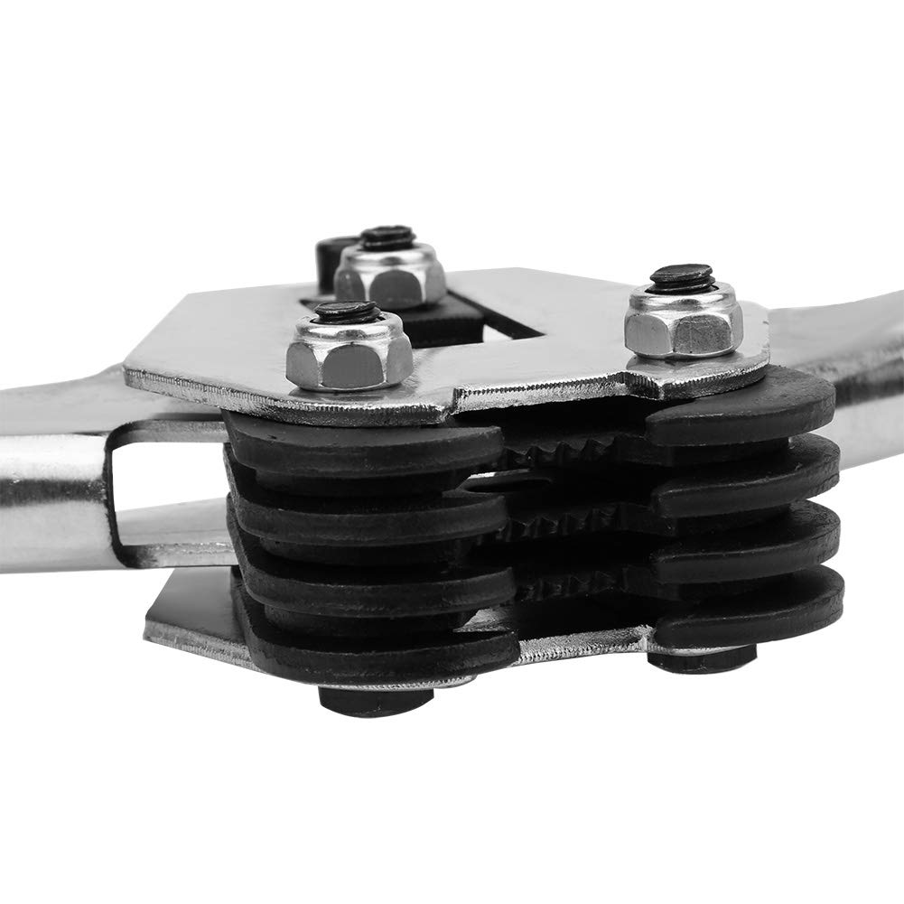 Pinza crimpatrice per reggette, strumento manuale per reggette ad alta resistenza, sigillatrice professionale per reggette in plastica PP PET per imballaggi industriali, magazzino, spedizione, 45 a