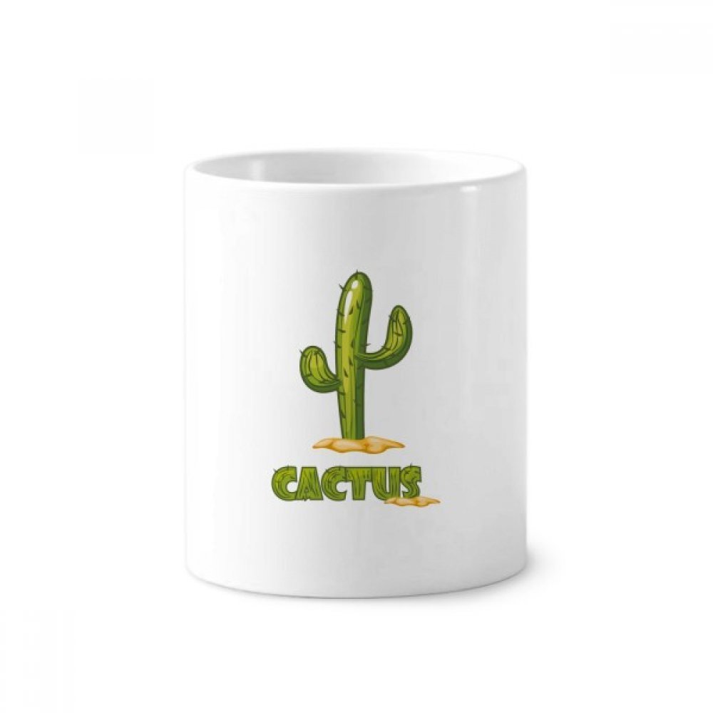 Cactus plante en pot mug céramique blanc 350 ml polyvalent