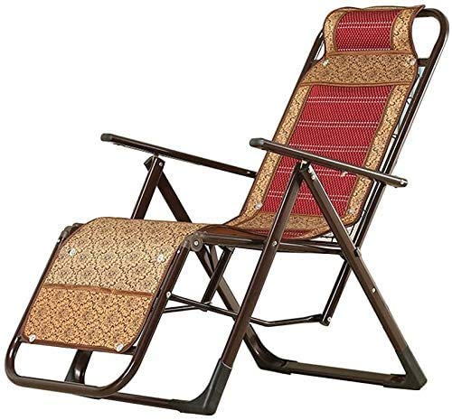 Chaise longue en bambou pliable pour une sieste fraîche dans votre jardin d'été