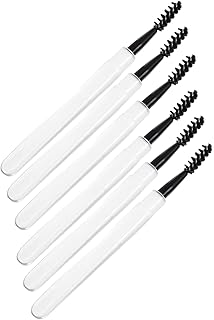 Cepillo de pestañas natural con cubierta 6 un...