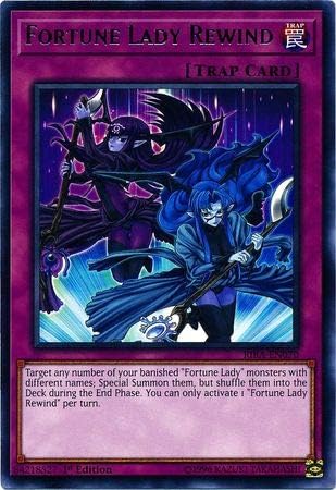 Yu-Gi-Oh! - Fortune Lady Rewind - RIRA-EN070 - Raro - 1 Edición - Rising Rampage