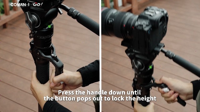 Amazon.com : COMAN One-Click Lifting Carbon Fiber Monopod, M1 Pro