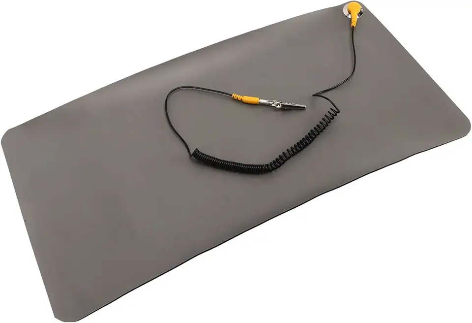Almofada de mesa antiestática, borracha resistente a altas temperaturas, tapete antiestático antiderrapante para trabalho