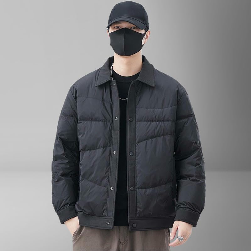 Blouson d'hiver coréen coupe vent finitions soignées mode homme
