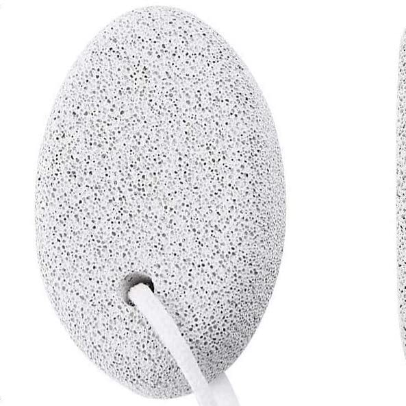 Image of Pumice Stone 2 Pcs, Natural Lave Pumice Stone for Feet /Hand, Small Callus Remover /Foot Scrubber Stone for Men /Women - Multicolor (fish)