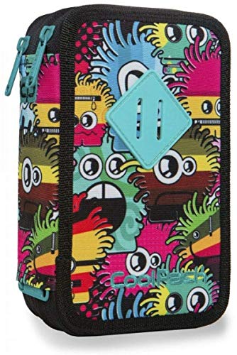 Preisvergleich Produktbild COOLPACK XXL Federtasche Federmappe Federmäppchen 44-teilig gefüllte Schüleretui 3-stöckig 20 x 13,5 x 7 cm